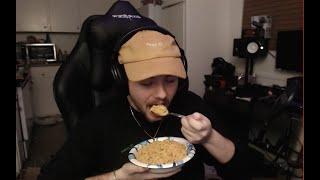 timdottv eats mac and cheese and breathes