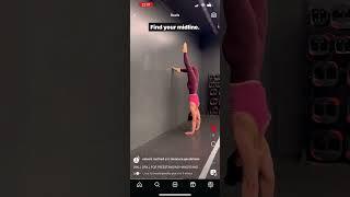 WALL DRILL FOR FREESTANDING HANDSTAND | DAILY TUTORIALS @elevert.method #eleonoragendelman #elevert