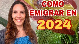 Como EMIGRAR a España en 2024? Cuanto cobran los Españoles?