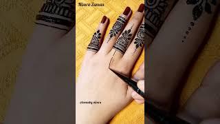 Eid Mehndi Design for beginners 2023 | Easy jewellery Mehndi Design #shorts