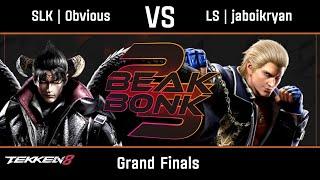 SLK | Obvious (Devil Jin) vs LS | jaboikryan (Steve) - TEKKEN 8 Grand Finals - Beak Bonk 2025