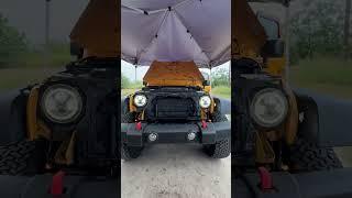 Changing the headlights on my Jeep Wrangler  #cars #mechanic #automobile #offroad #jeep #shorts