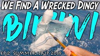 Found A Wrecked Dinghy | Bimini Crossing Ft Lauderdale to Bahamas | Sapona Shipwreck | Triangle Rock