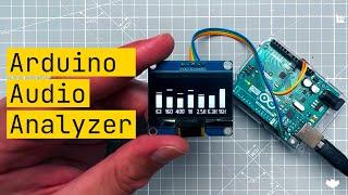 Arduino Audio Analyzer (Tutorial for Beginners, SSD1306 OLED, u8g2, Arduino UNO)