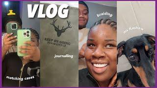 VLOG : HEY TASHA! VISITED MY BESTIE, GOT MY HAIR BRAIDED, JOURNALLING + MORE | Angeline Kors