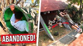 PARKOUR at ABANDONED WATERPARK | XXL MEXICO VLOG 