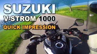 Suzuki V-Strom 1000 Test Ride - First time on liter bike