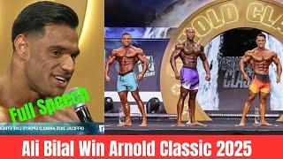 Ali Bilal Win Arnold Classic 2025 & Emotional SpeechErin Banks Sad Men's Physique