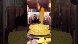 Turkish Cheese That Looks Like Cartoon Cheese! #viralvideo #shorts #shortvideo #foodie