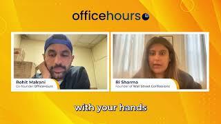 Webinar with Ri Sharma of Wall Street Confessions (Full Video)