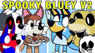 Spooky Bluey v2 UPDATE & Friday Night Funkin + New Songs (FNF MOD)