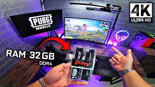 32GB RAM FOR PUBG MOBILE 2.8 EMULATOR GAMELOOP 90 FPS ULTRA HDR 4K (POV ASMR)