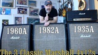 The 3 Marshall 4x12 Versions - 1960A Vs 1982A Vs 1935A