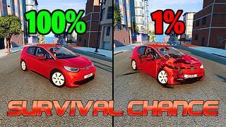 Realistic Survival Chance Crashes #18 | BeamNG.drive