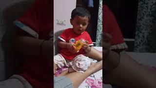 #baby #drinking frooti #divyanshu #frooti