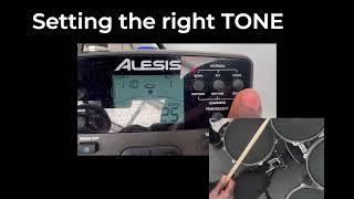 SETTING MY tONE ON ALESIS SURGE MESH KIT