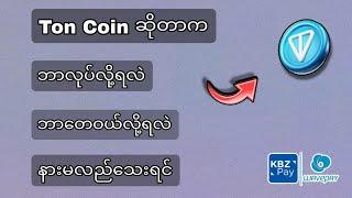 Ton Coin အကြောင်းနားမလည်သေးရင် ပိုက်ဆံဘယ်လိုရလဲ မသိသေးရင် သေချာကြည့်