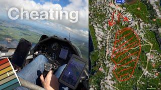 Live satellite is basically cheating! 300km soaring flight made easy