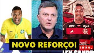 "É O QUE EU ACHO! Pra mim, o Alex Sandro no Flamengo vai..." Mauro Cezar faz ÓTIMA ANÁLISE!