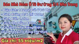 Bán Nhà Trung Tâm Thành Phố Nha Trang Hẻm 2/4 Cách Biển Chỉ 1km| Bán Nhà Nha Trang Khánh Hòa.