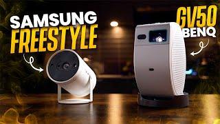 BenQ GV50 VS Samsung Freestyle - Which is the BEST Portable Projector?