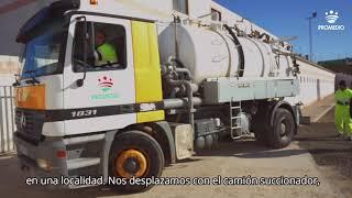 Servicio de desatasco de redes de saneamiento