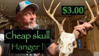 How to mount a euro deer skull. DIY Hanger