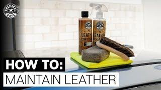 How To Correctly Clean & Condition Leather! - Chemical Guys