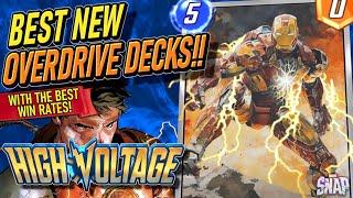 Top 10 High Voltage Overdrive Decks! Play These for Kid Omega FAST! Marvel Snap