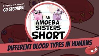 Different Blood Types in Humans - Amoeba Sisters #Shorts