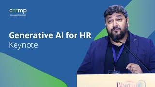 Generative AI for HR  | CHRMP.com | Abhishek Kumar | ASSOCHAM HR Conclave 2024