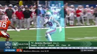The New York Jets Select TE Jeremy Ruckert With The 101 Overall Pick | The New York Jets | NFL