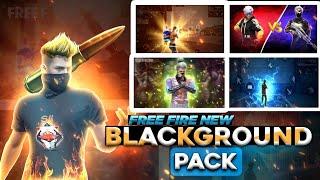 🟢  FREE FIRE NEW THUMBNAIL BLACKGROUND PACK   NIMA FX THUMBNAIL PACK 🟢