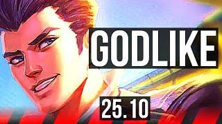 JAYCE vs FIORA (TOP) | Rank 1 Jayce, Rank 5, 46k DMG, Godlike | KR Challenger | 25.10