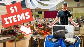 HUGE Annual Rummage Yard Sale w/ Cheap Prices to Thrift & Resell for Profit on Ebay & Poshmark!