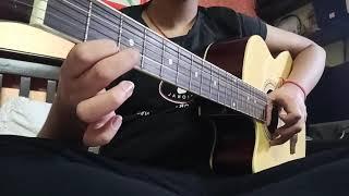 Roblox Mimic horror game theme song on guitar 2-strings easy only melody.