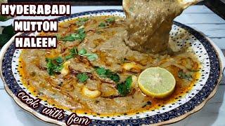 World Famous Hyderabadi Mutton Haleem | Reshedar Haleem Restaurant Style  | Easy Haleem Recipe - CWF