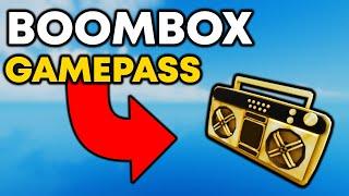 How to Make a Boombox Gamepass - Roblox Scripting Tutorial