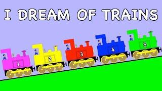 I Dream Of Trains | TRAIN SONG | RainbowRabbit | @rainbowrabbitsongs | #rainbowrabbitsongs