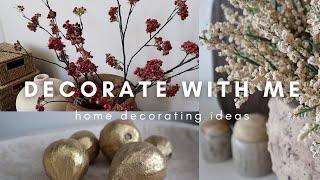 Decorate with me | Neutral home decor styling ideas | amazon home decor styling