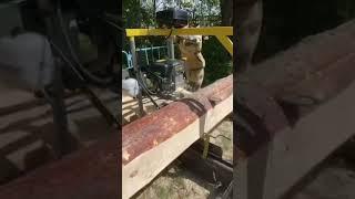 Мини пилорама PilaTex #wood #woodworking #пилорама #деревообработка #пиломатериалы #сделайсам #лес