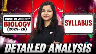 CBSE Class 10 Biology Syllabus Overview 2025-26 | By Pooja Ma'am