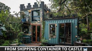 You Won’t Believe This Castle Is a Shipping Container on Wheels!  | Epic Tiny Home Tour