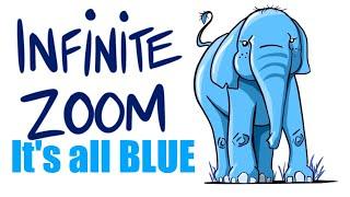 This blue drawing will blow your mind! 