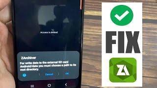 FIX: Access is denied in ZArchiver | How to Open/Access Android data & obb in Android 11