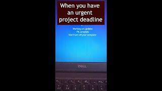 When you have an urgent project deadline| Codeiyapa | Funny Programming Shorts