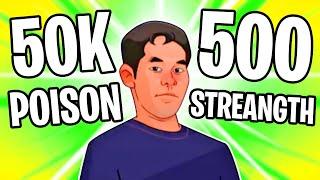 50000 Poison & 500 Strength INSANITY RUNS! | Meme Mayhem