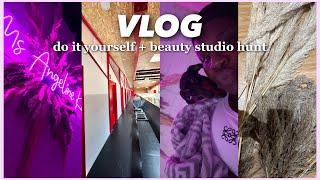 VLOG : DIY pompass wall art + looking for a hair studio | Ms Angeline Kors