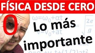 FÍSICA DESDE CERO. Curso inicial, lo más básico