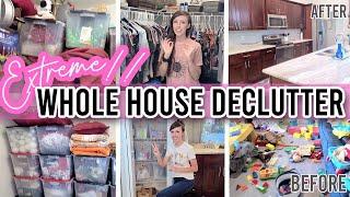 EXTREME Whole House DECLUTTER | SIMPLE METHOD | DECLUTTERING MARATHON | Shelby Marybeth